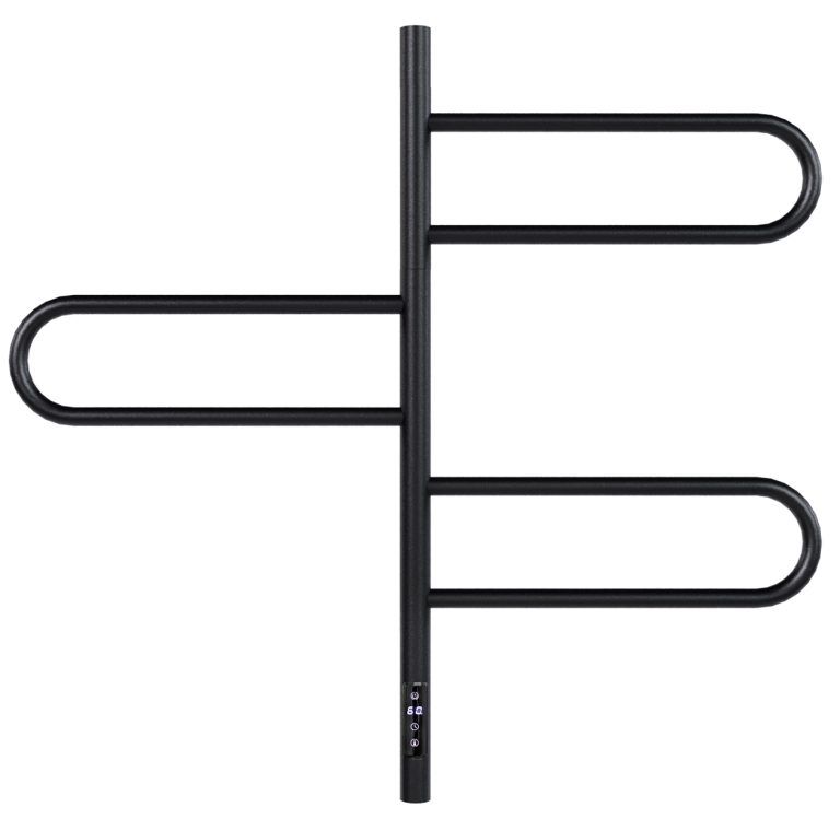 Приобрести vincea полотенцесушитель электеический 41х80 см, черный vtd-1r2cbe