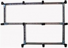 CEZARES Металлический каркас и ножки TRAY 120х90см, TRAY-M-RH-120/90-ML-R