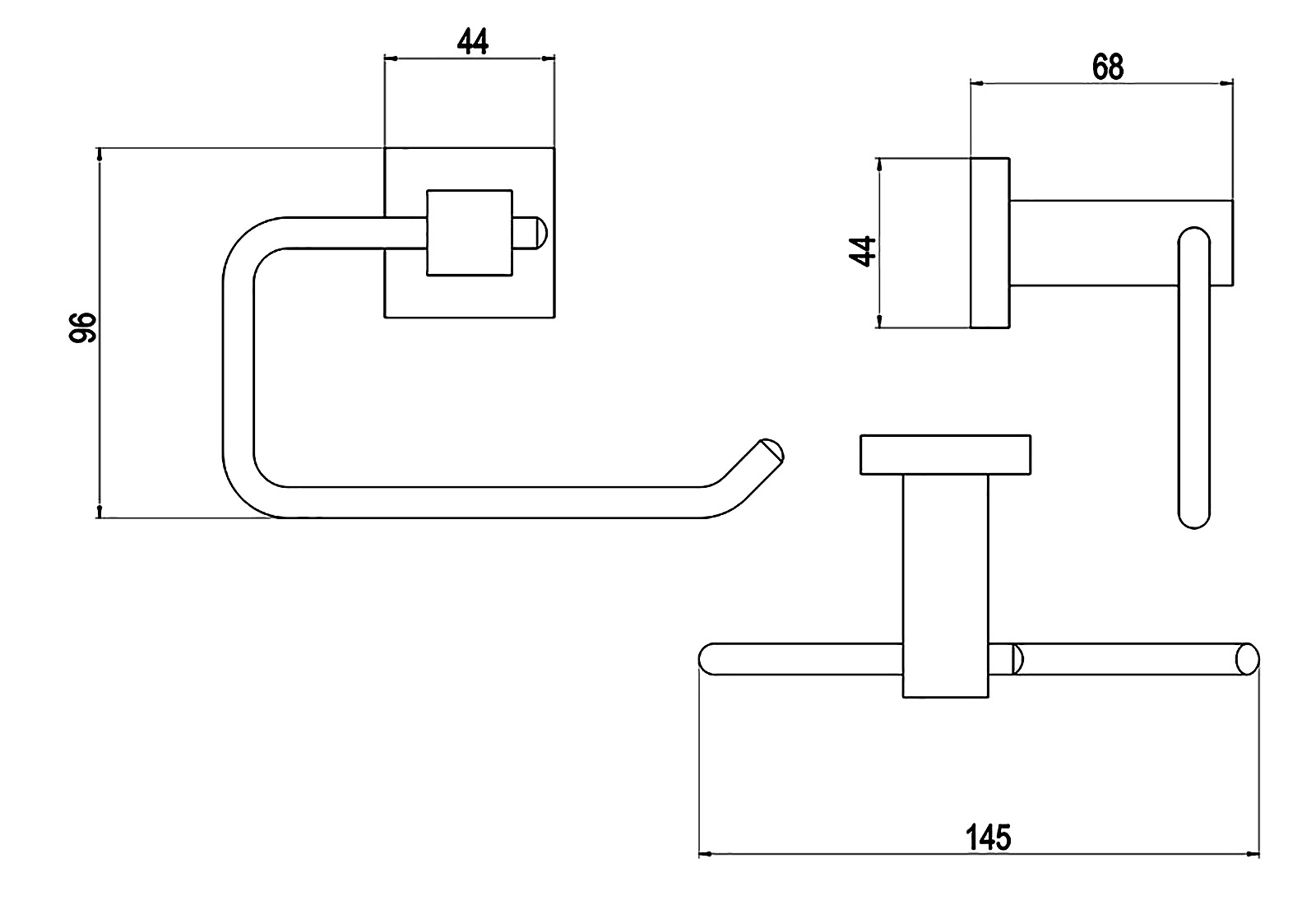 Приобрести держатели для туалетной бумаги timo selene 10041/00 хром
