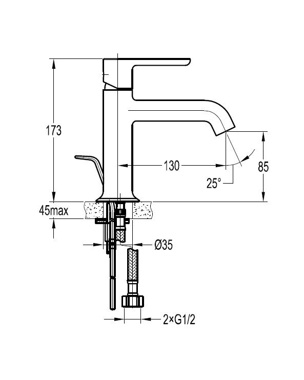 Приобрести cezares смеситель для раковины eco, брашированное золото eco-ls-boro-w0