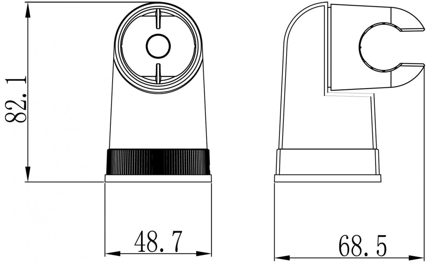 Приобрести lemark держатель душевой лейки настенный, регулируемый, хром, пластик lm8009c