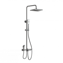 Душевая система с термостатом WONZON & WOGHAND, Темный графит (WW-B3310-BGG)