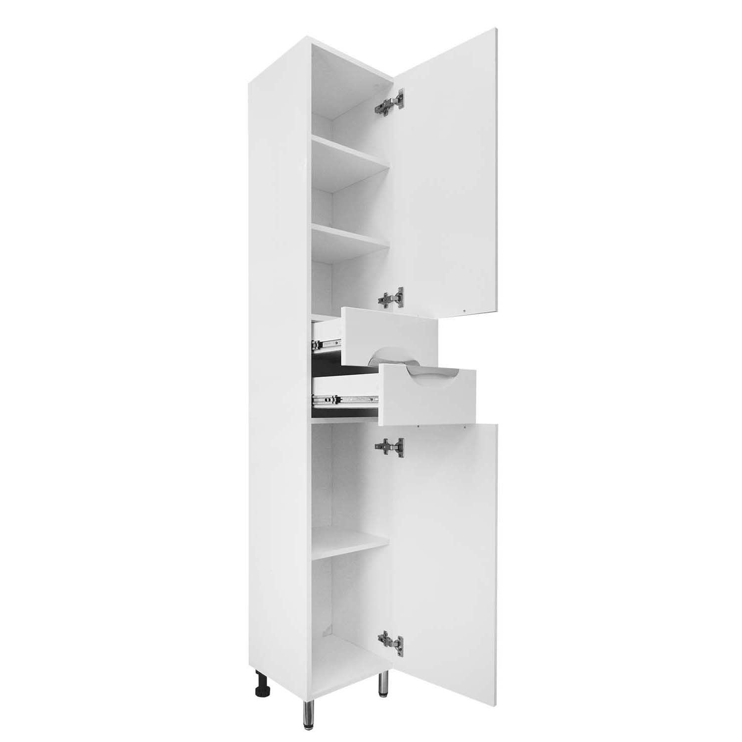 Приобрести loranto пенал стиль 30 правосторонний, 30х197 см, белый (cs00024676)