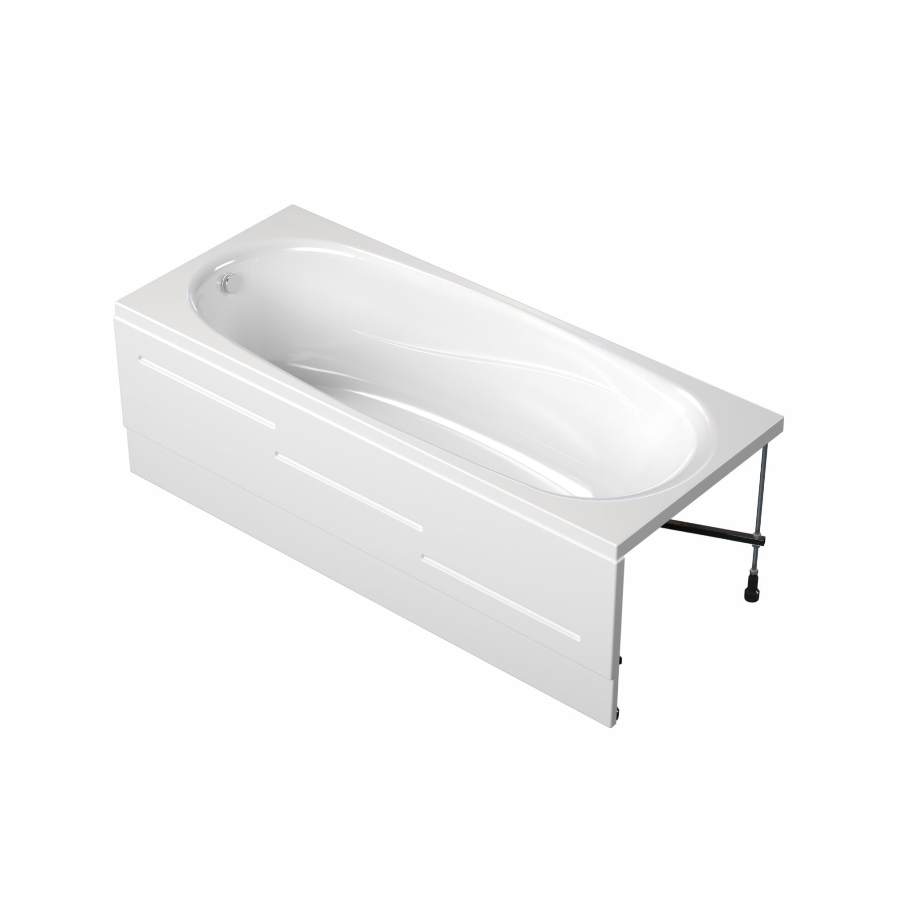 Приобрести mirsant ванна акриловая nova easy 170*70 см, белая, ут000082098