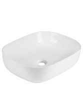 Накладная раковина прямоугольная WONZON & WOGHAND TAHOE, белый глянцевый (WW-RN41286-GW)