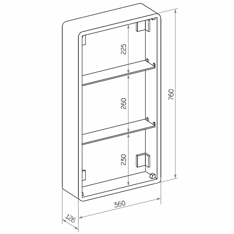 Приобрести continent зеркало шкаф с подсветкой elliott 40х80 см, сенсорный включатель, правосторонее, белое