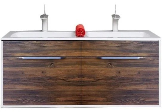 Приобрести тумба подвесная с раковиной aqwella malaga 120 см mal.01.12/cd, белый/крафт