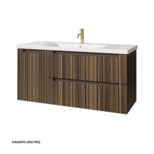 Caprigo Тумба с раковиной TERMIN-Albero META 120 см, левая, альберо, шпон