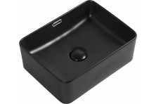 Aquanet Раковина Perfect-1-MB 40х31 см, черный матовый