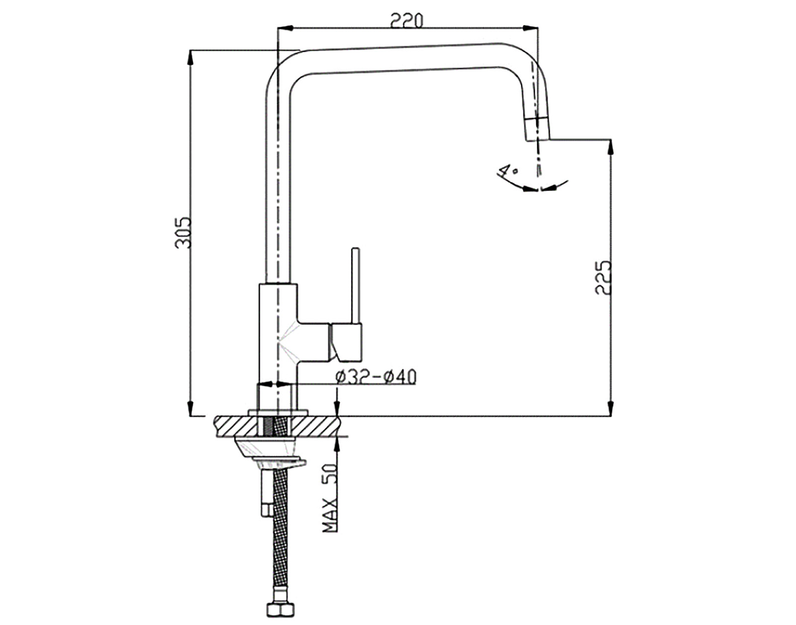 Приобрести смеситель для кухни timo saona 2306f champagne