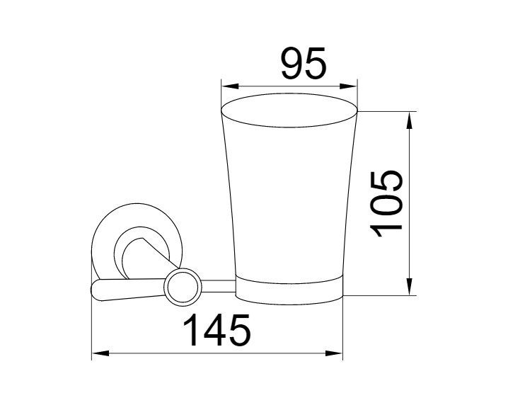 Приобрести boheme стакан для зубных щеток chiaro, золото\кристаллы 10504
