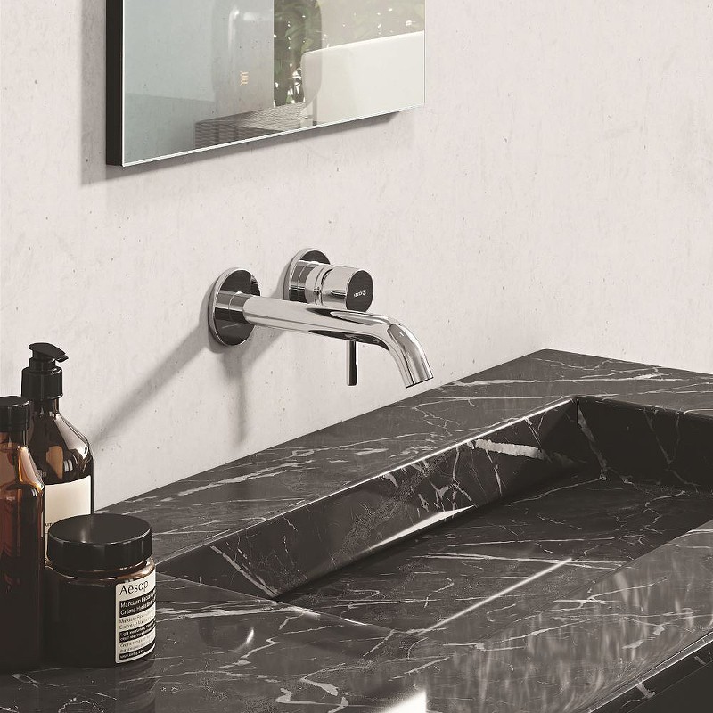 Приобрести kludi bozz однорычажный смеситель для раковины, внешняя монтажная часть, излив 220 мм, арт. 382450576