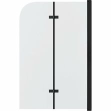 Grossman Шторка для ванны 110х150 см, черное/прозрачное GR-106110BLACK