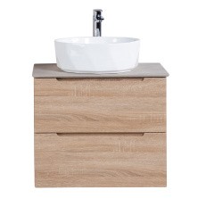 BelBagno Тумба со столешницей ETNA 60 см, подвесная Rovere Bianco