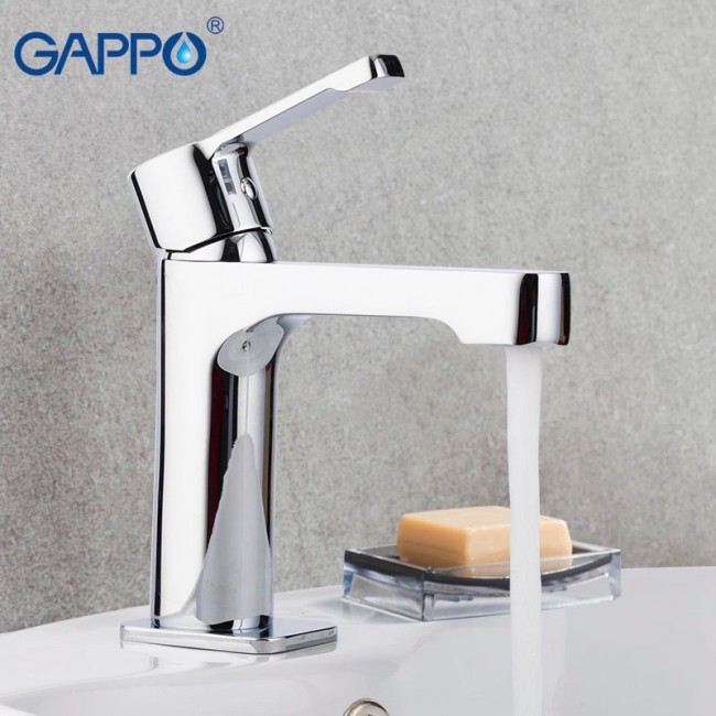 Приобрести gappo смеситель для раковины g1002-2, хром 91160