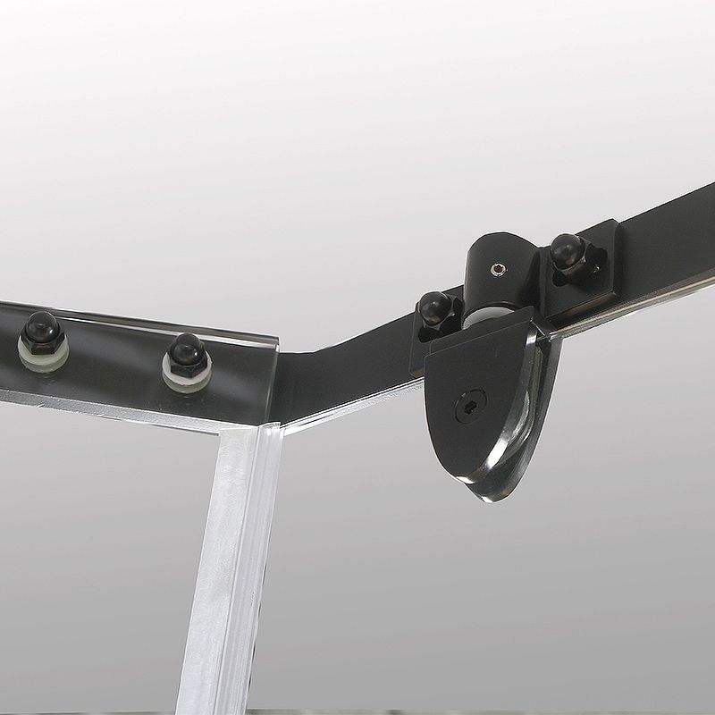 Приобрести grossman душевая кабина elegans 90х90 см, четверть круга, черный\ прозрачное gr251