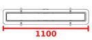 Заказать душевые трапы 110 см 