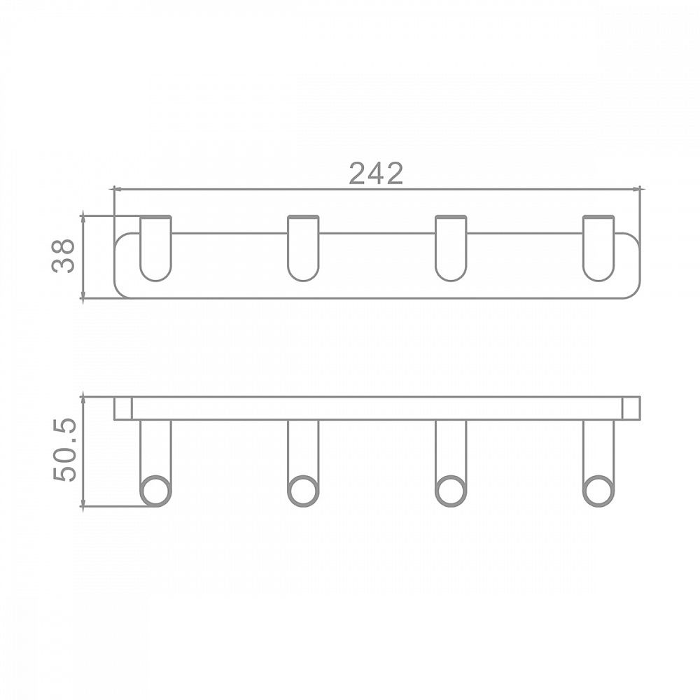Приобрести raglo крючок для полотенец 4 шт, медь r320.054.33