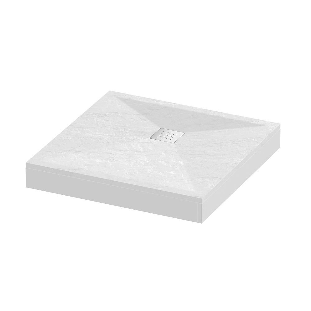 Приобрести grossman каменный душевой поддон strong 100x100 см, белый gr-s1100100q