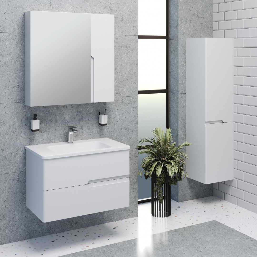 Приобрести aqua de marco пенал palermo 152х38 см, белый 3040cpal l/r