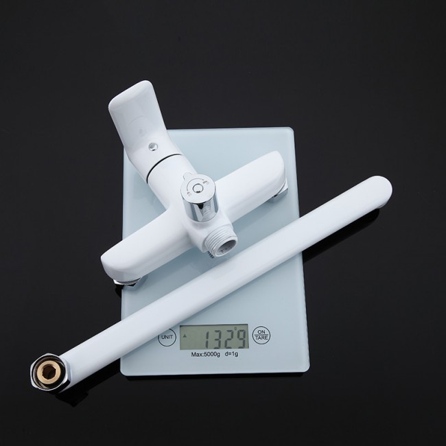 Приобрести gappo смеситель для ванны и душа g2248, белый\хром 85249