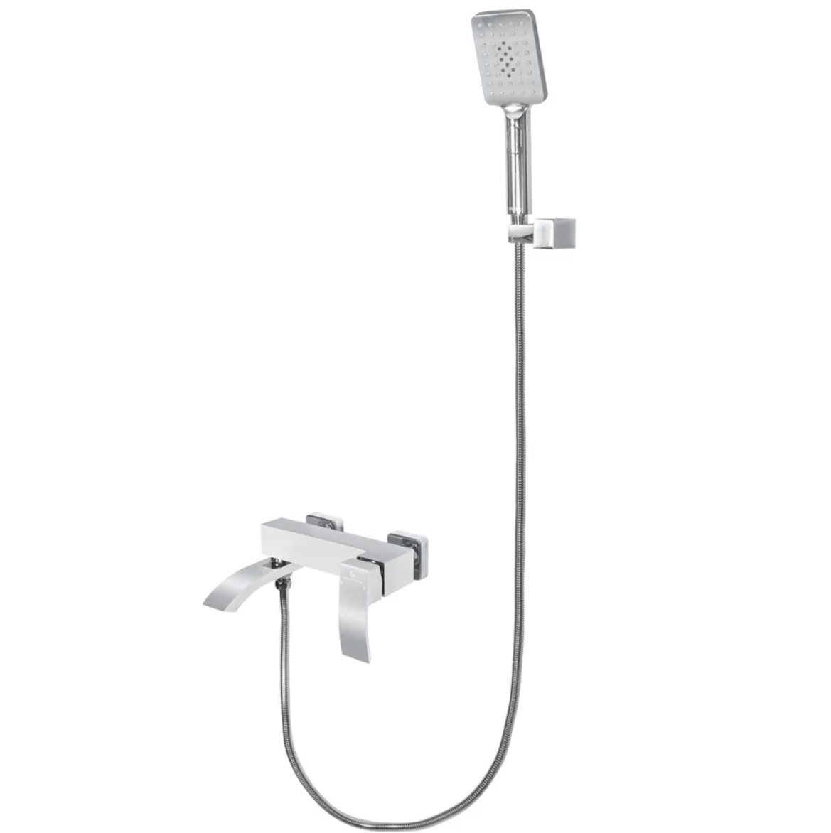 Приобрести grocenberg смеситель для ванны, белый\ хром gb8007wc