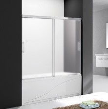 Cezares Шторка для ванны TANDEM 170 см, хром TANDEM-SOFT-VF-2-170/145-P-Cr
