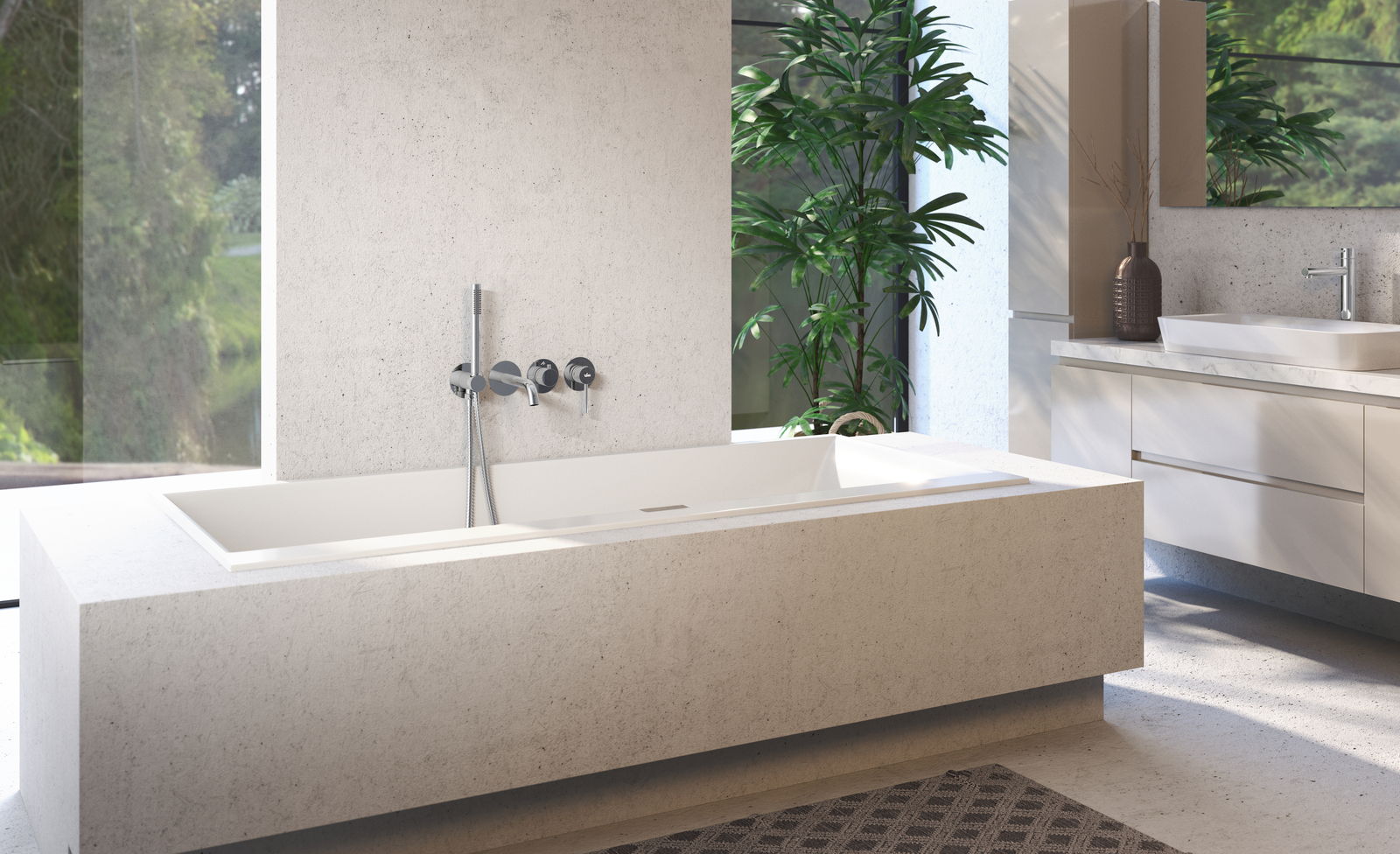 Приобрести смеситель встроенный для ванны с душем timo saona 2314/00ysm хром