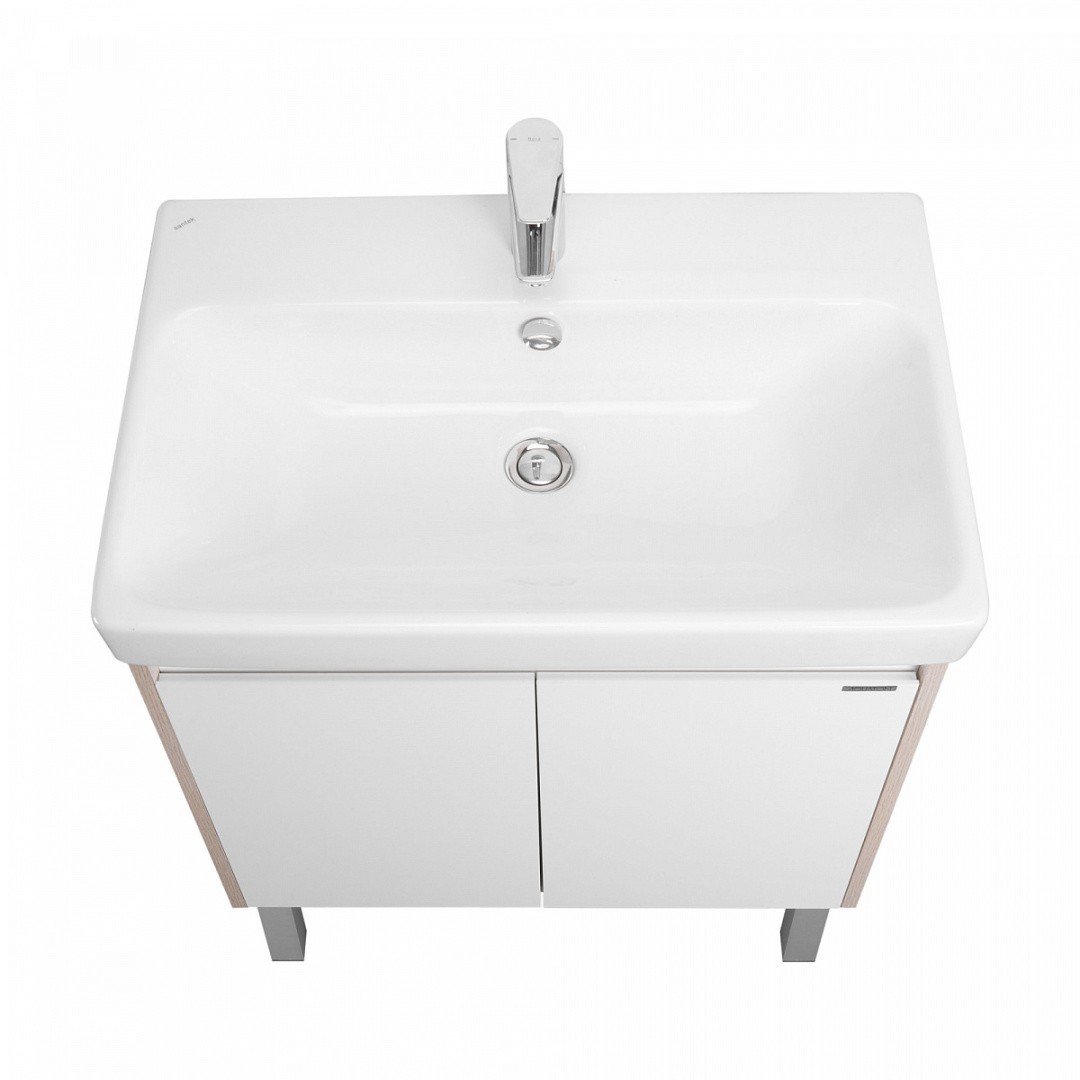 Приобрести акватон тумба c раковиной сканди 70 doors универсальная, белый/дуб верона