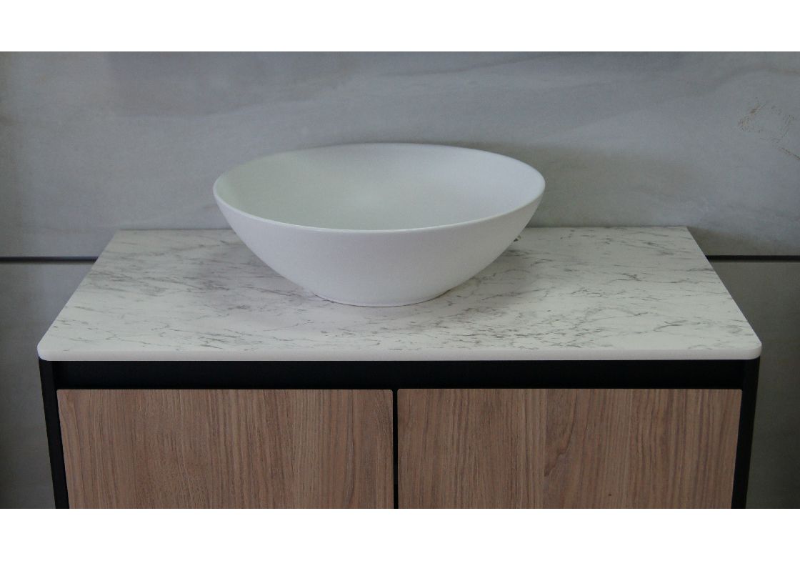 Приобрести столешница velvex klaufs 60 см stkla.60.mh-216.616, цвет белый мрамор