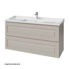 Caprigo Тумба с раковиной WALES 120 см, серая, эмаль