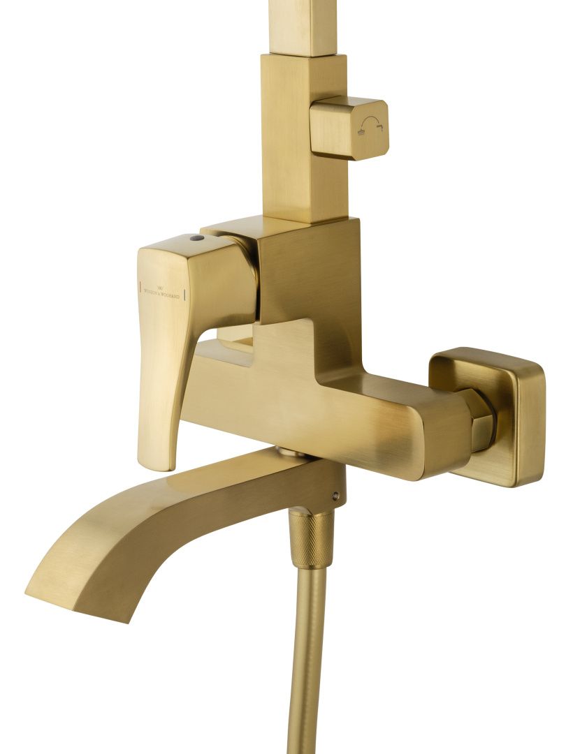 Приобрести душевая система wonzon & woghand flex, брашированное золото (ww-88047072-bg)