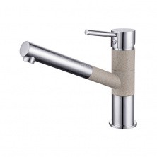 IDDIS Смеситель для кухни Kitchen Velikan 179,3мм, песочный\хром VL3PBSGi05