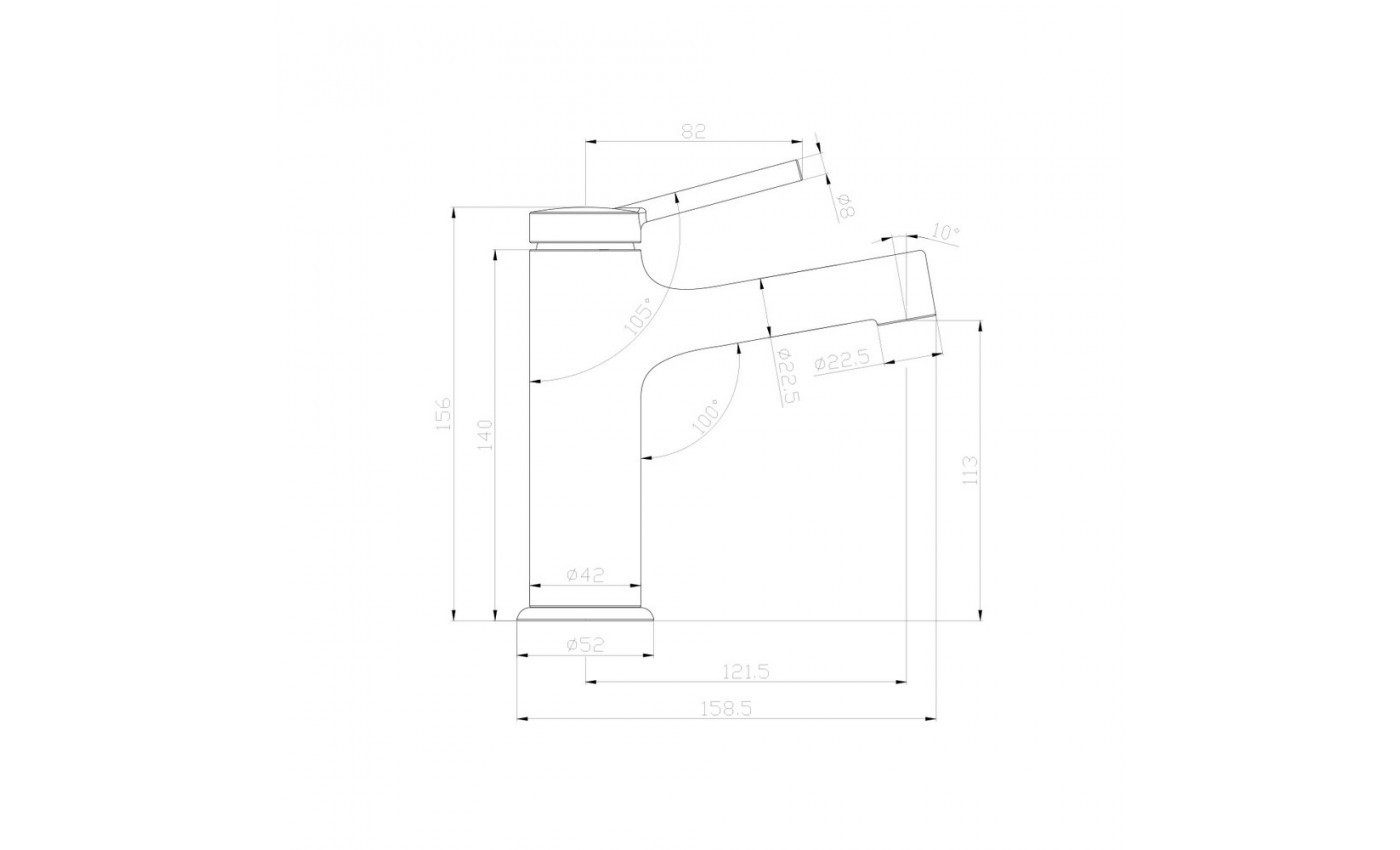Приобрести lemark смеситель для раковины minima, хром lm3806c