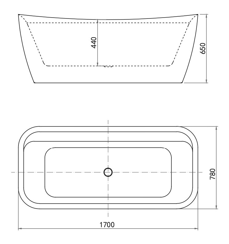 Приобрести отдельностоящая ванна allen brau infinity 170x78 2.21002.21 (матовая)
