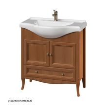 Caprigo Тумба с раковиной LION 80 см, светлое дерево, экошпон 38313 3