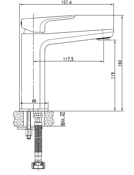Приобрести смеситель cersanit nature для раковины