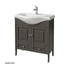 Caprigo Тумба с раковиной GENOVA 80 см, графит 34412 5