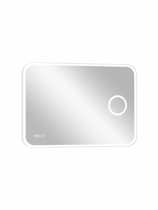 Приобрести continent зеркало с подсветкой bliss 90х70 см, сенсорный включатель, белое