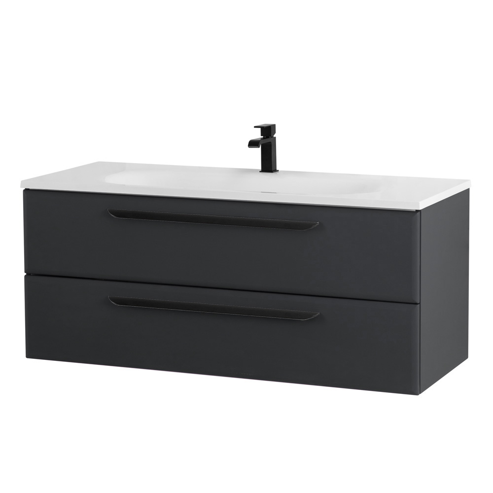 Приобрести cezares тумба подвесная с раковиной eco 120 см grafito, графит eco-1200-2c-so-gr-p