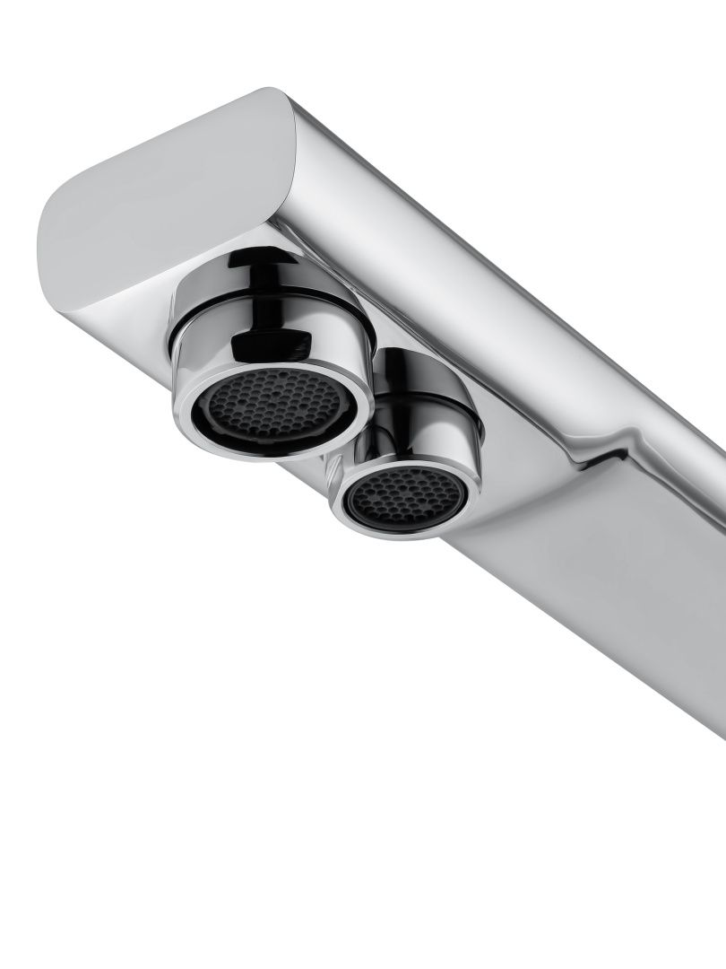 Приобрести смеситель для кухни с подключением фильтра wonzon & woghand, хром (ww-88458004-cr)