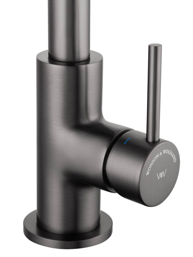 Приобрести смеситель для кухни wonzon & woghand, темный графит (ww-l1005-bgg)