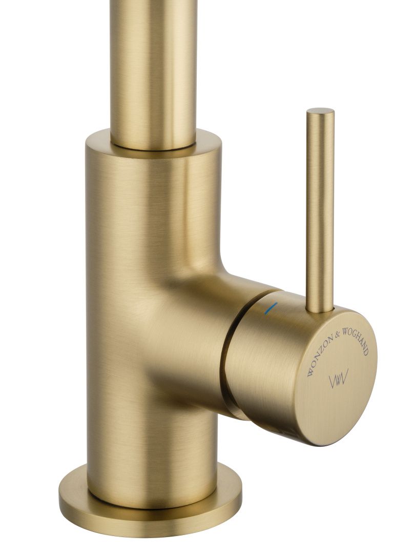 Приобрести смеситель для кухни wonzon & woghand, брашированное золото (ww-l1005-bg)