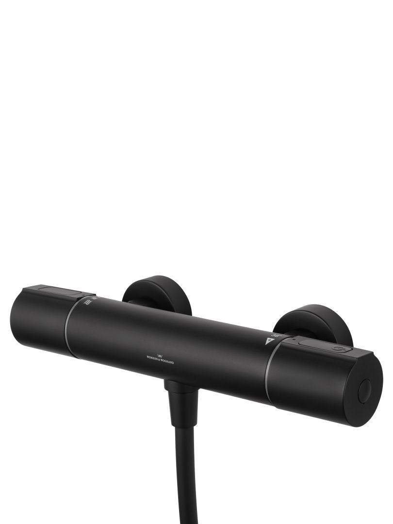 Приобрести смеситель для душа с термостатом wonzon & woghand inn 2, черный матовый (ww-a2006-a-mb)