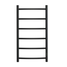 Point Полотенцесушитель электрический Афина П6 400x800 диммер справа, черный PN04848B