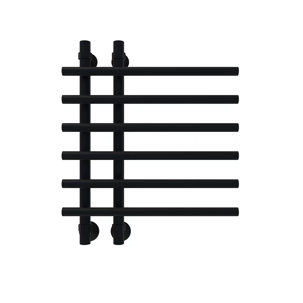 Приобрести veconi полотенцесушитель водяной tufo 50х60 см, черный t601050b