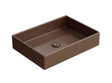 Hayzburg Накладная раковина чаша 51х37 см, кофеин матовая HB-0034-50MDB