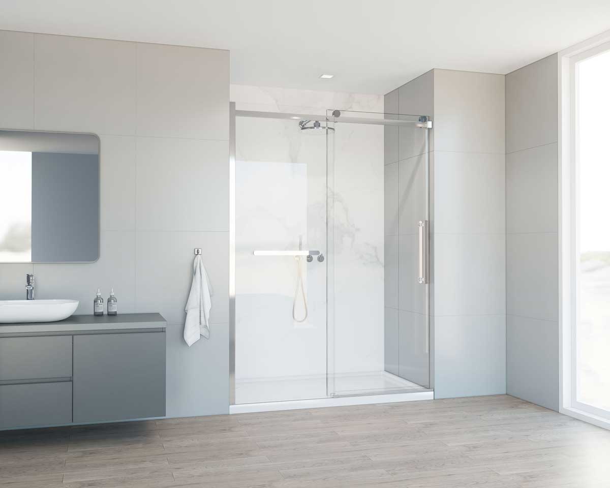 Приобрести vincea душевая дверь city 140 см, прозрачное, хром vds-1cs140cl