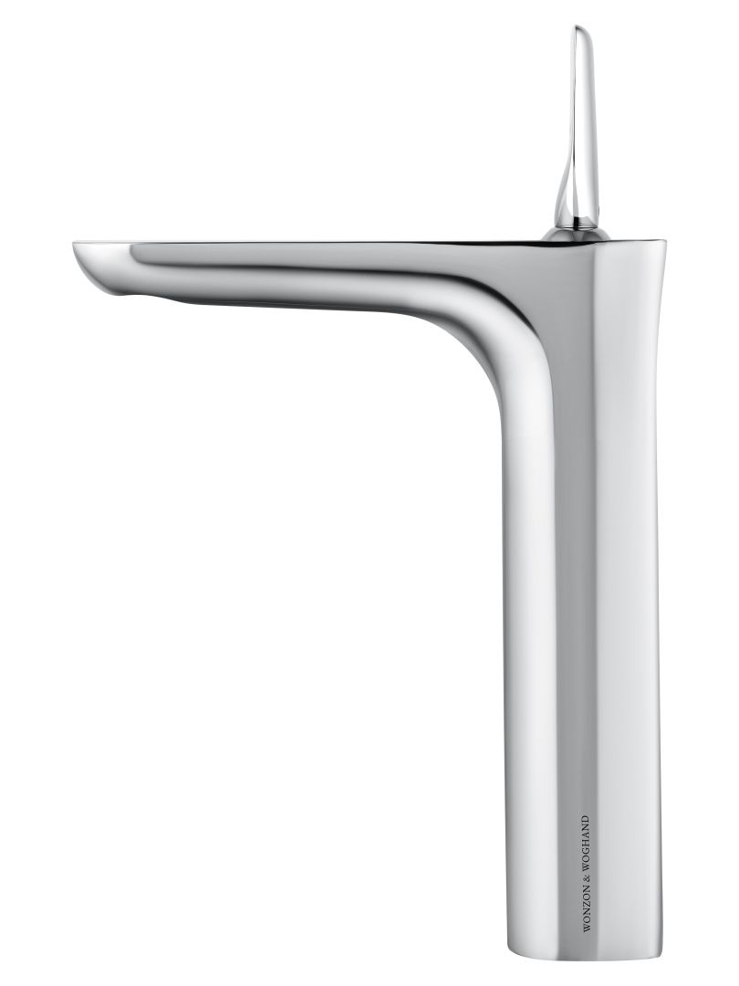 Приобрести смеситель для раковины высокий wonzon & woghand shark, хром (ww-48b1102-cr)