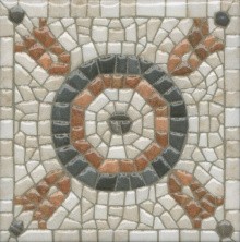 Декор вставка Kerama Marazzi Стемма, 98х98 светло серый OS/A88/1146H